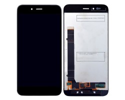 LCD kijelző Xiaomi Mi A1, Mi 5x (érintőpanel, átvezető fóliával, keret nélkül) fekete